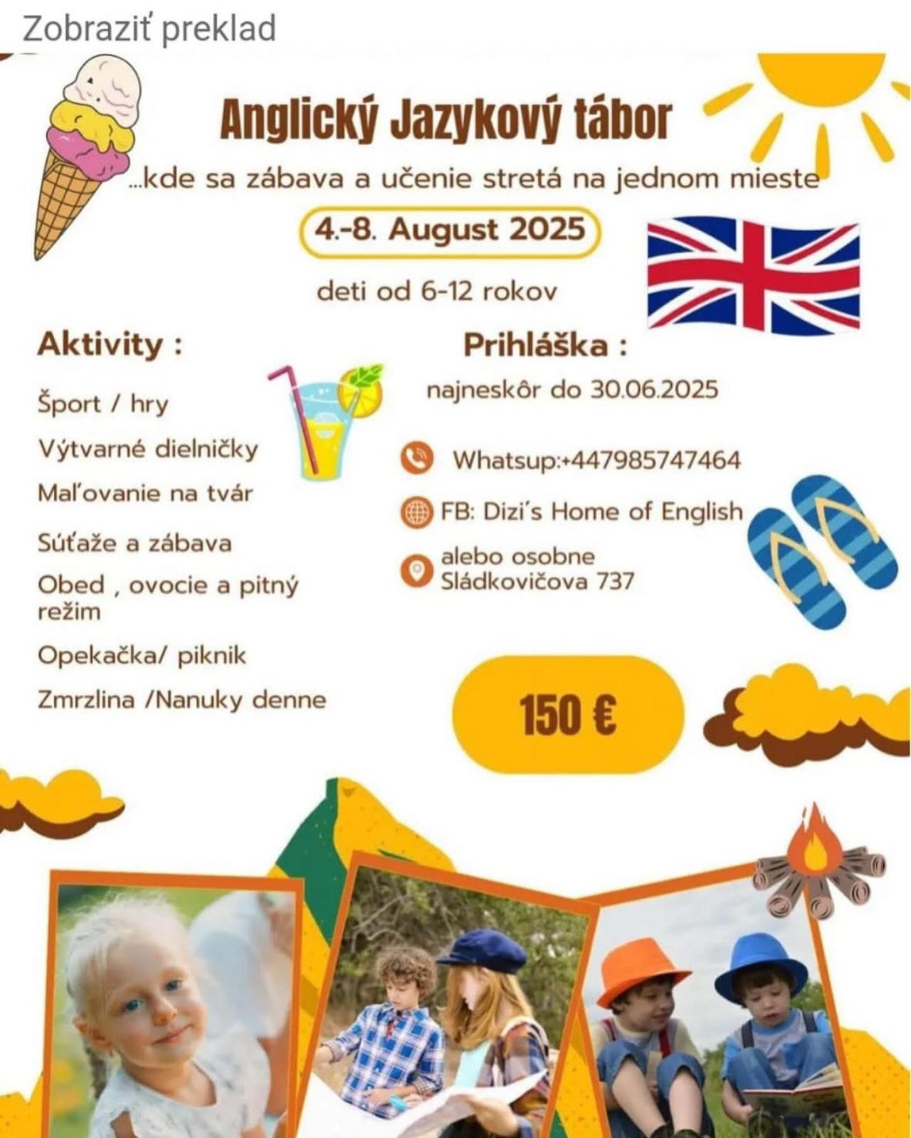 English Summer Camp
